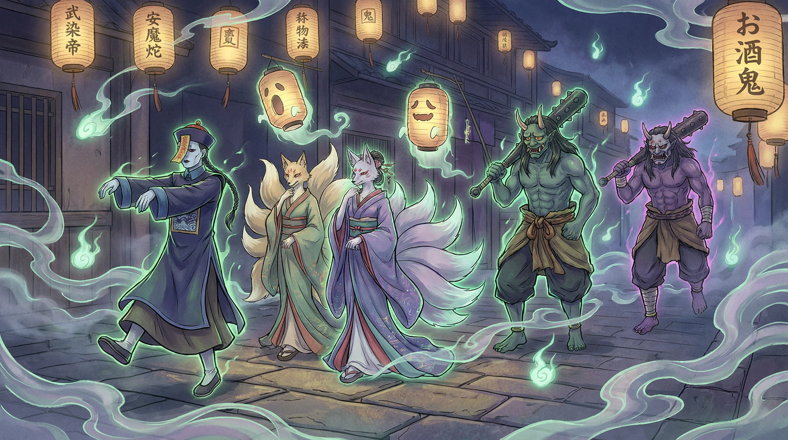 百鬼夜行 - 南京出租车罢工 中日鬼怪动漫